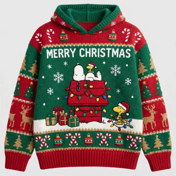 Snoopy Merry Christmas 3D Ugly Sweater-THK135028