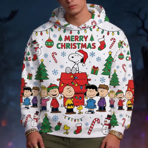 Snoopy Merry Christmas 3D Hoodie-THK135007