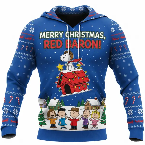 Snoopy Merry Christmas 3D Ugly Sweater-THK135020