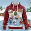 Snoopy Merry Christmas 3D Hoodie-THK135018