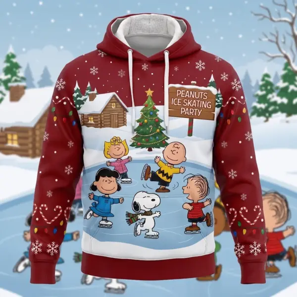 Snoopy Merry Christmas 3D Hoodie-THK135018