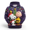 Snoopy Merry Christmas 3D Hoodie-THK135017