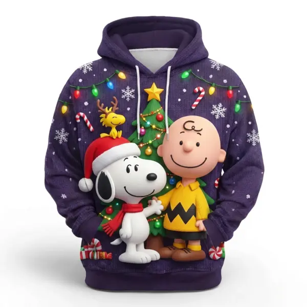 Snoopy Merry Christmas 3D Hoodie-THK135017