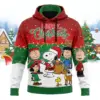 Merry Christmas Peanuts Gang 3D Hoodie-THK134932