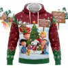 Merry Christmas Peanuts Gang 3D Hoodie-THK134946