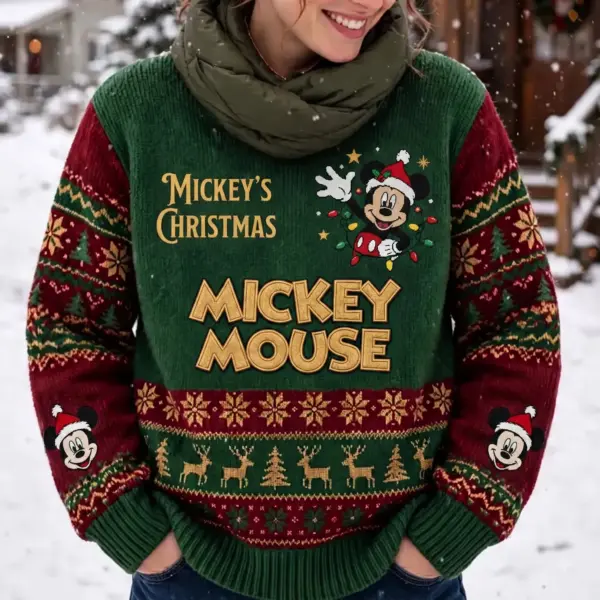 Mickey Mouses Christmas Ugly Sweater-THK134830