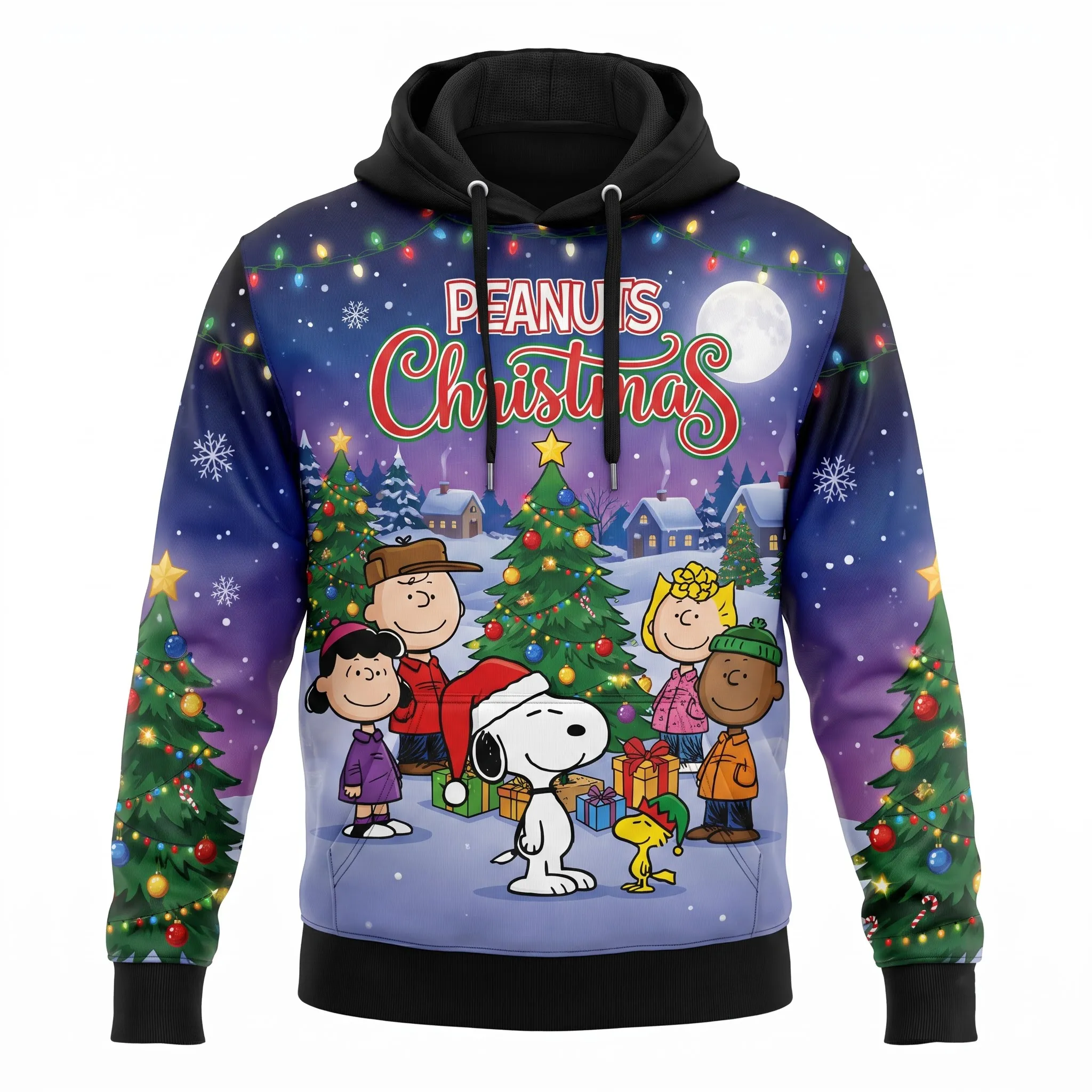 Merry Christmas Snoopy 3D Hoodie-THK134947