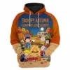 Snoopy Autumn Camping 3D Hoodie-THK134948