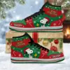 Snoopy Christmas Air Jordan High Top Shoes-THK135299
