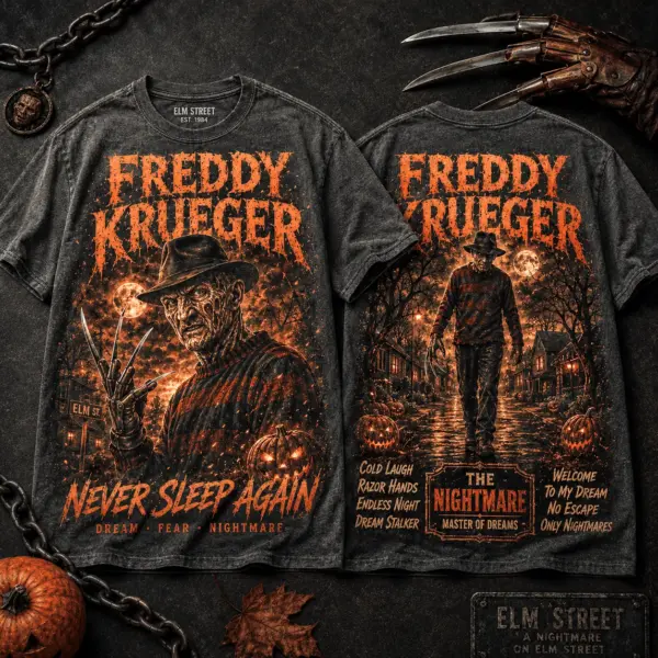 Freddy Krueger Elm Street US Wash T-shirt