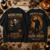 Michael Myers Halloween US Wash T-shirt-THK134429