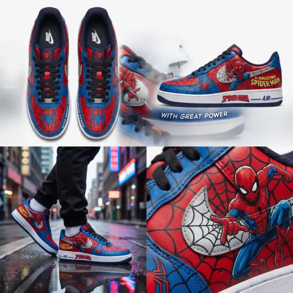 Spider-Man Air Low-Top Sneakers Shoes-THK134083 - Image 5