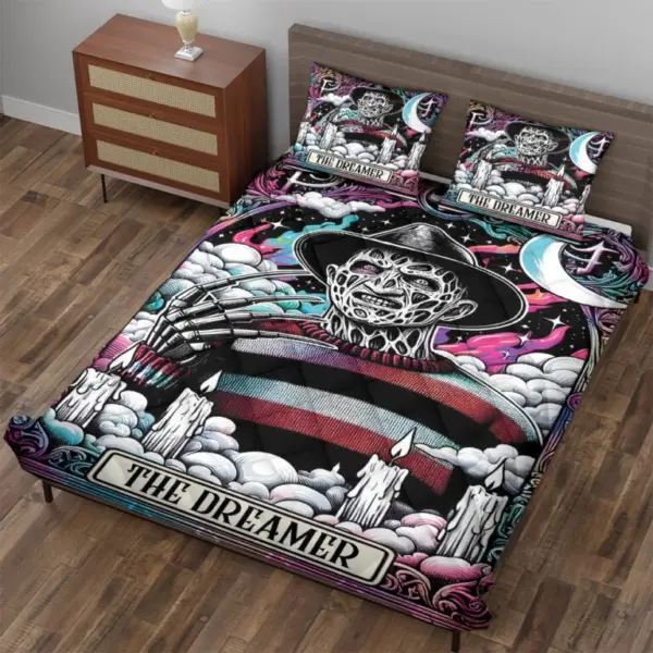 Alternative view of Freddy the Killer Halloween Quilt Bedding Set