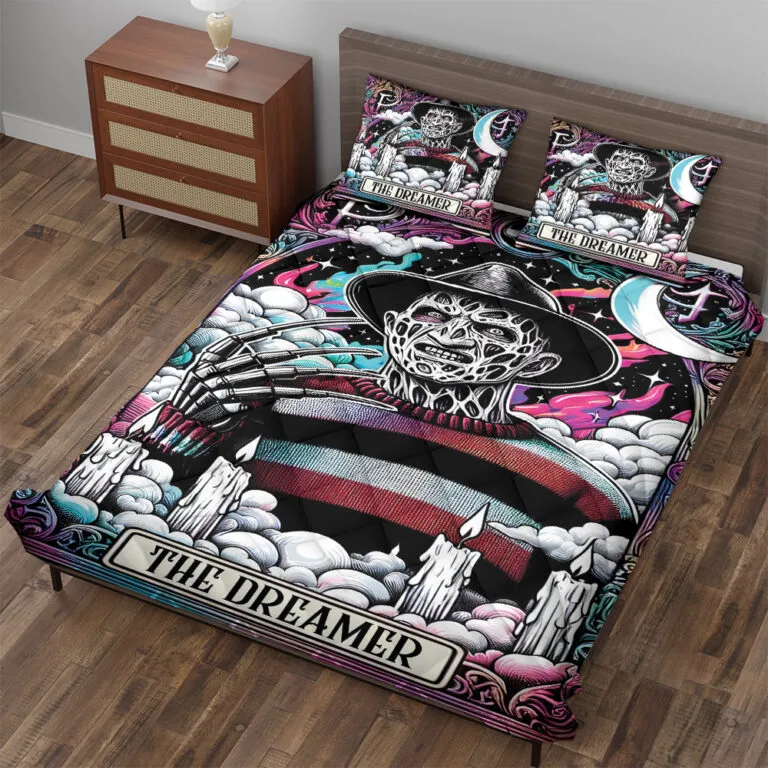 Freddy the Killer Halloween Quilt Bedding Set - Image 2