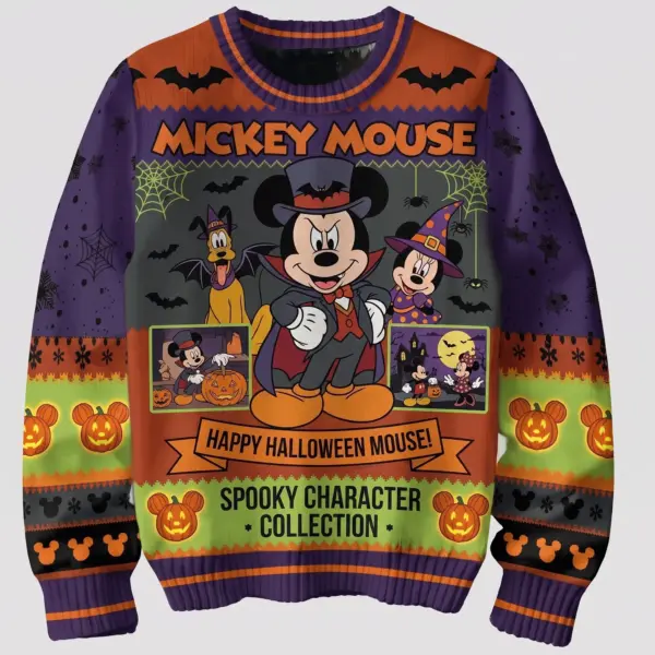 Mickey Mouse Haloween Ugly Sweater-THK134705