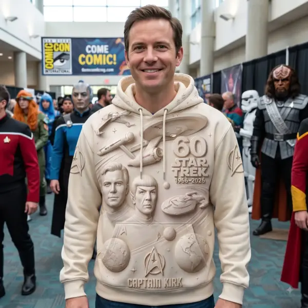 Personalized Star Trek 60th Anniversary Hoodie - THK133994 - Image 3