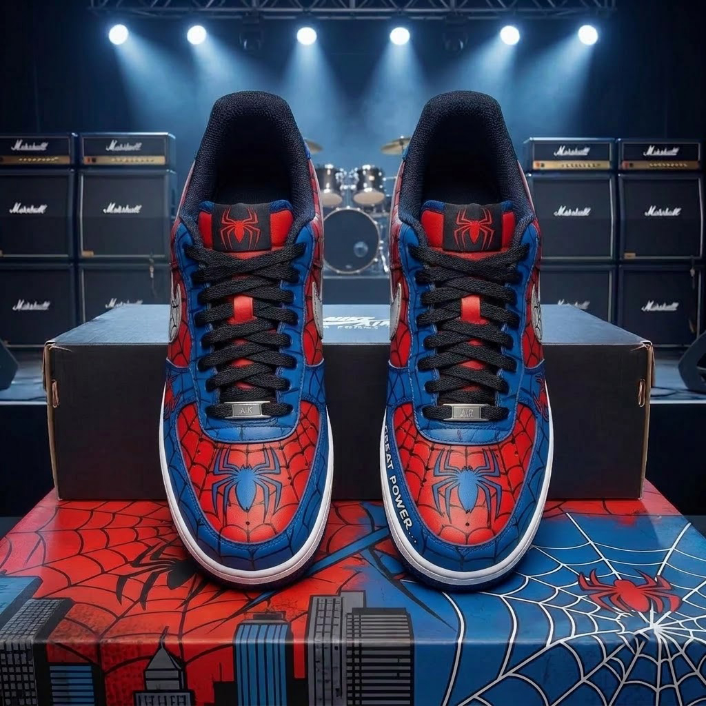Spider-Man Air Low-Top Sneakers Shoes-THK134083 - Image 2