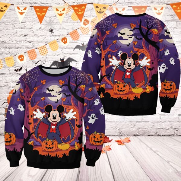 Mickey Halloween Unisex Sweatshirt-THK134131