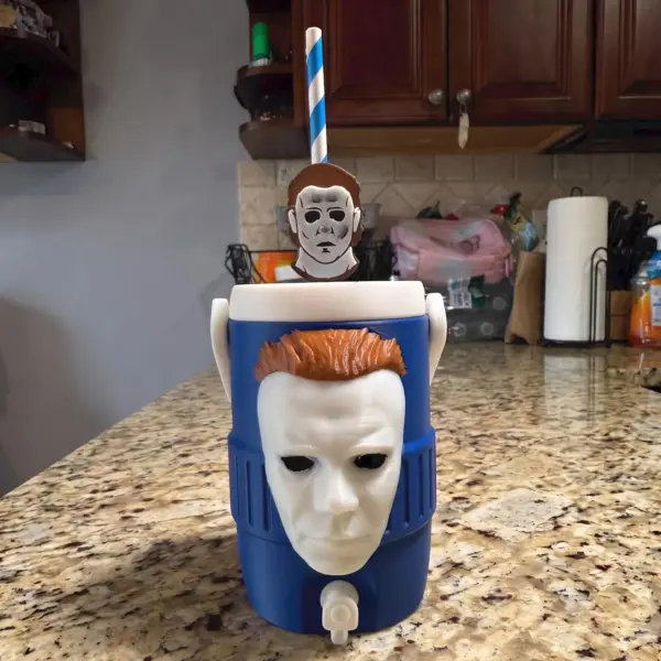 Michael Myers 3D Printed Can Holder Cooler - Image 2