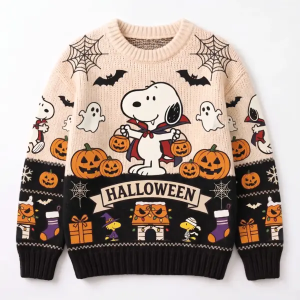 Peanuts Snoopy Haloween Ugly Sweater-THK134306