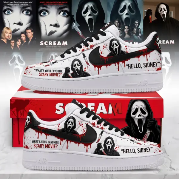 Ghostface Halloween Air Low-Top Sneakers Shoes-THK134729