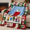 Snoopy & Friends Christmas Fleece Blanket-THK135234