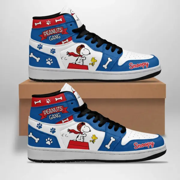 Snoopy Air Jordan High Top Shoes-THK135301