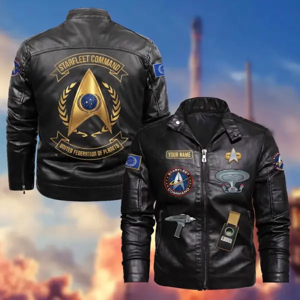 Premium Personalized Star Trek Leather Jacket