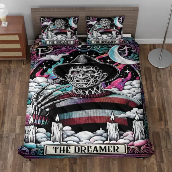 Freddy the Killer Halloween Quilt Bedding Set