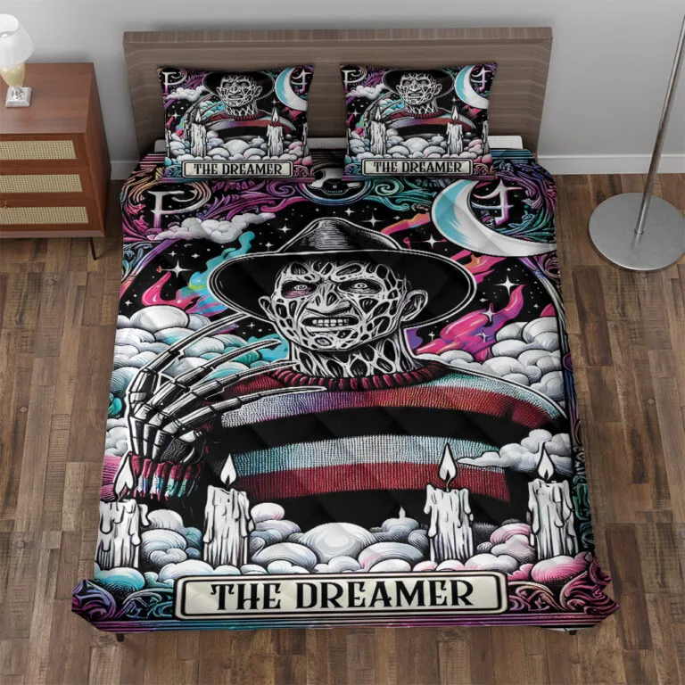 Freddy the Killer Halloween Quilt Bedding Set