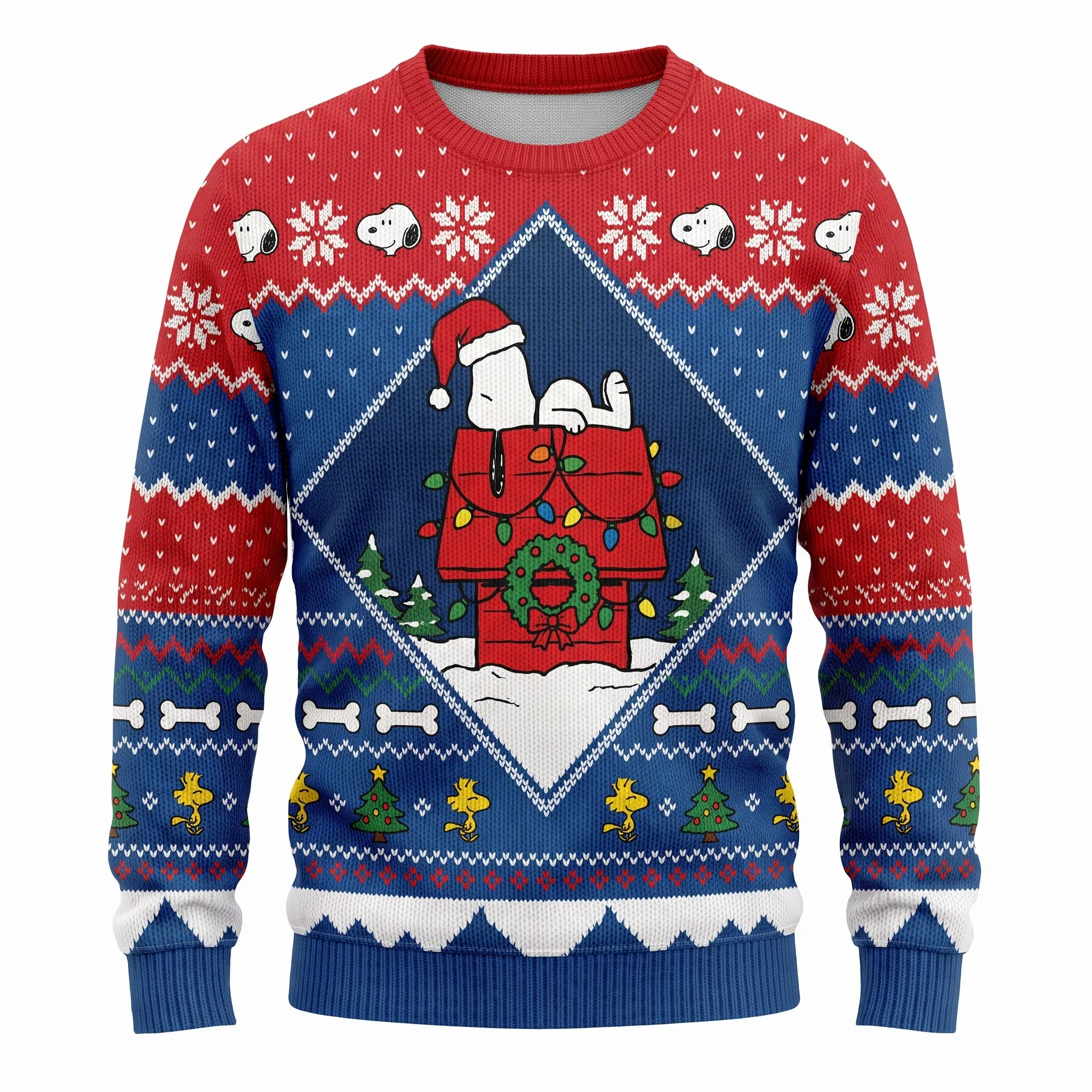 Snoopy Christmas Ugly Christmas Sweater-THK134726