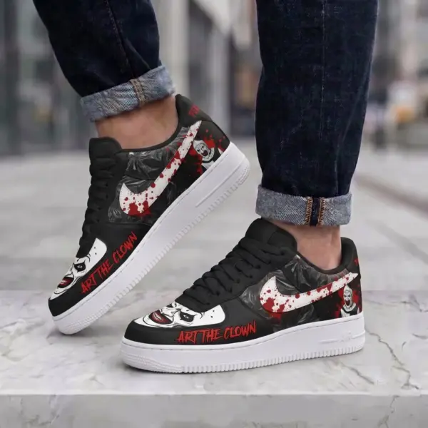 Alternative view of Art The Clown Halloween Air Low-Top Sneakers Shoes-THK134475