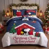 Peanuts Snoopy Christmas Cheer Is Everywhere Quilt Bedding Set-THK134668