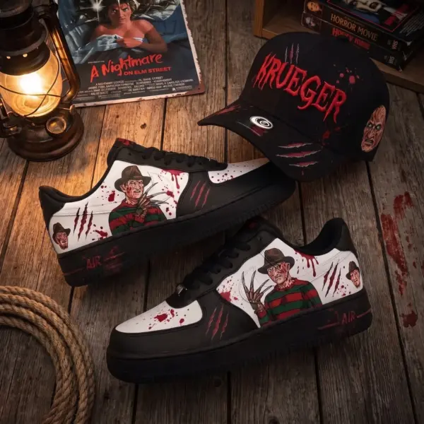 Freddy Krueger Halloween Air Low-Top Sneakers Shoes-THK134374 - Image 3