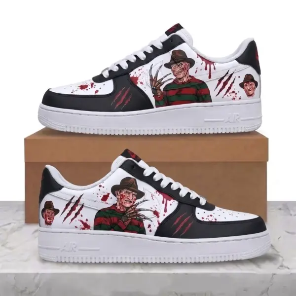 Alternative view of Freddy Krueger Halloween Air Low-Top Sneakers Shoes-THK134374