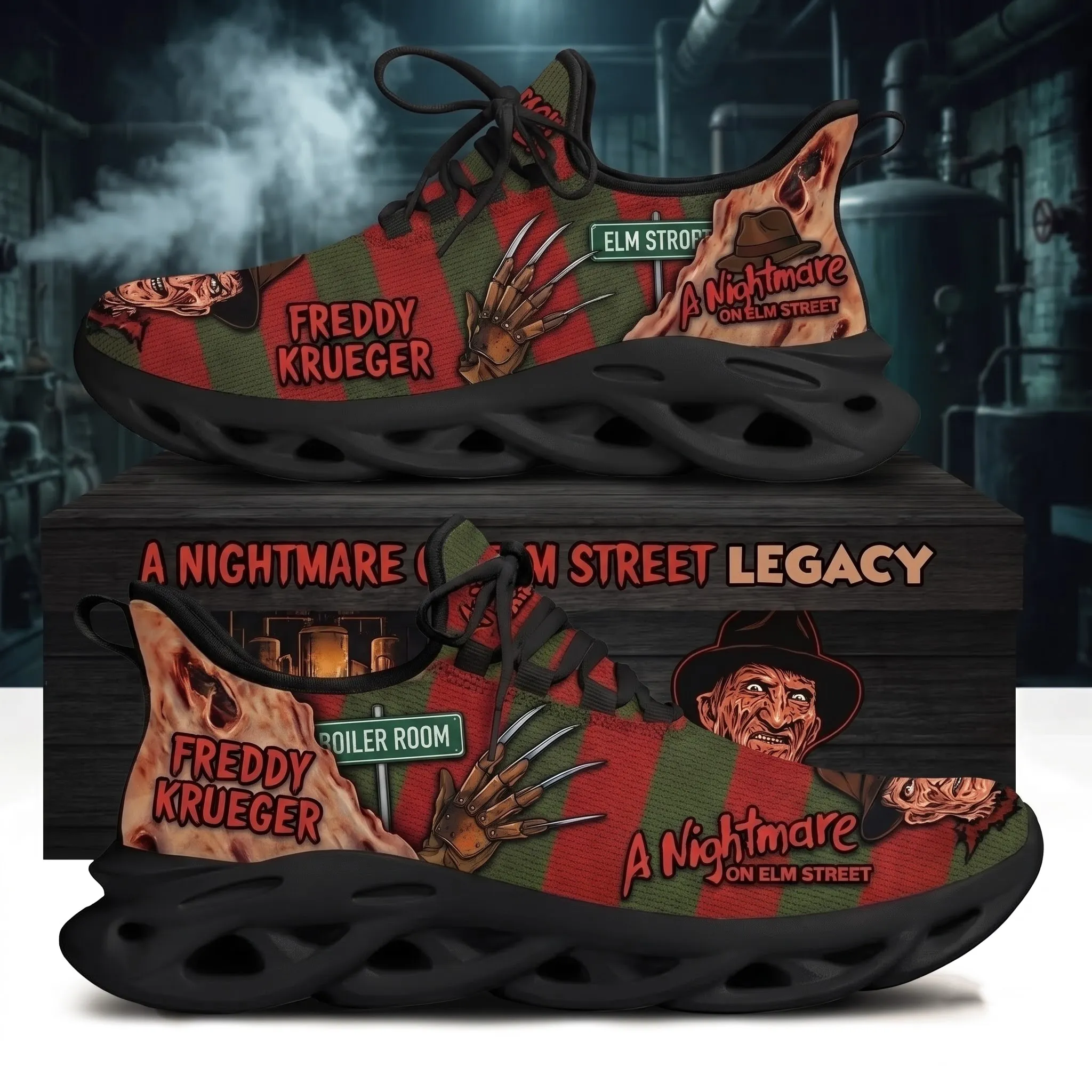 Freddy Krueger Nightmare On Elm Street Max Soul Shoes-THK134355