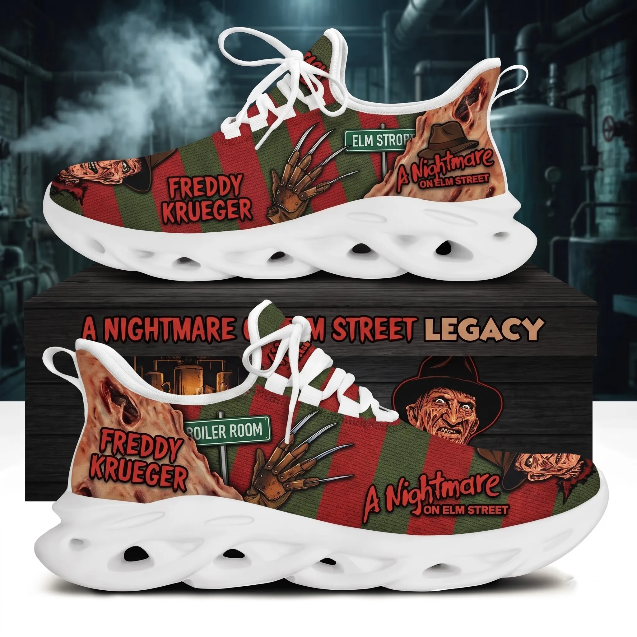 Freddy Krueger Nightmare On Elm Street Max Soul Shoes-THK134355 - Image 2