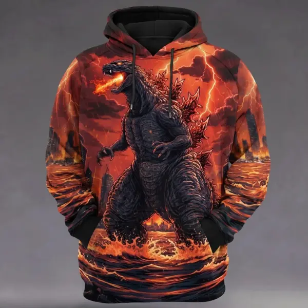 King of the Monsters Godzilla 3D T-Shirt-THK134152 - Image 3