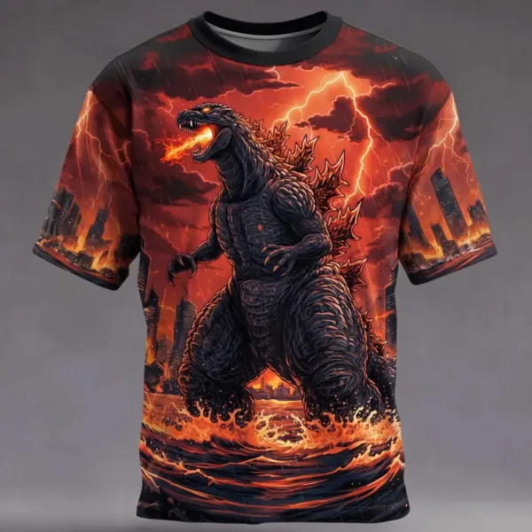 King of the Monsters Godzilla 3D T-Shirt-THK134152