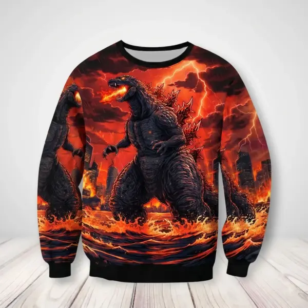 King of the Monsters Godzilla 3D T-Shirt-THK134152 - Image 4