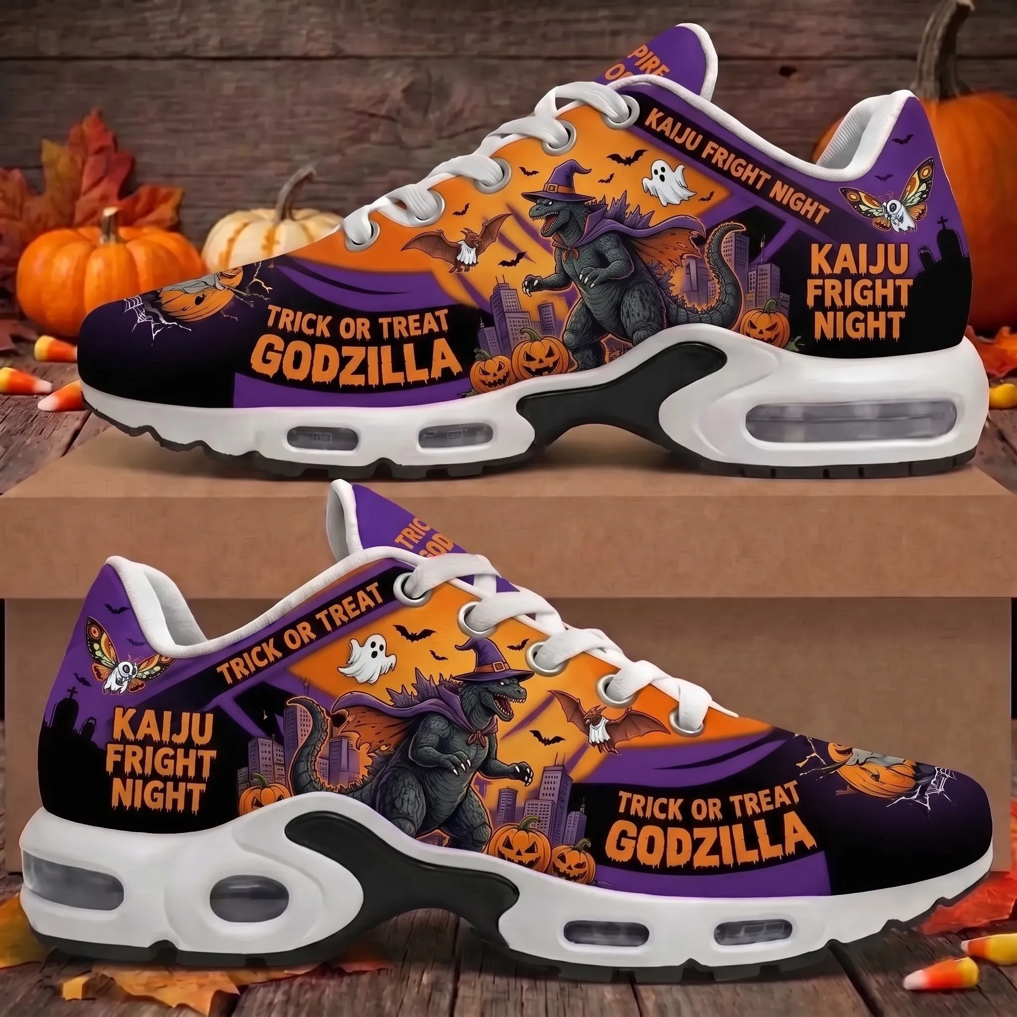 Trick or Treat Godzilla Halloween Air Max Shoes-THK134185