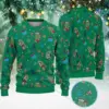 Grinch Beer Christmas Knitted Sweater