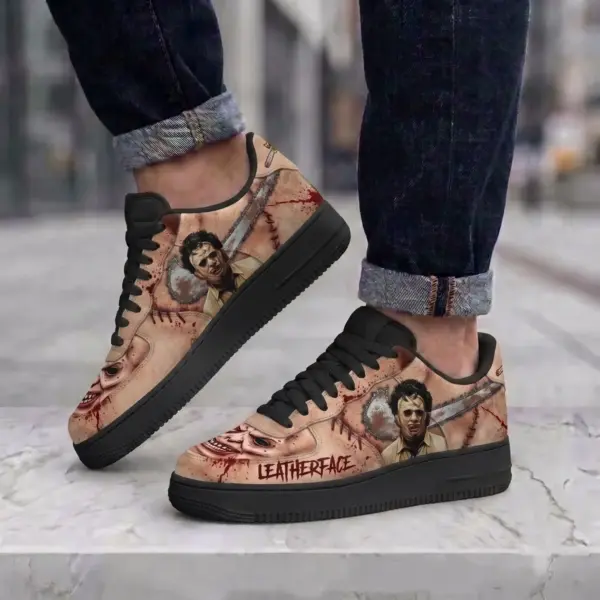 Leatherface Halloween Air Low-Top Sneakers Shoes-THK134485 - Image 4
