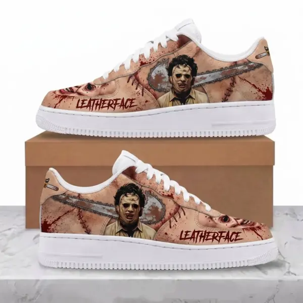 Leatherface Halloween Air Low-Top Sneakers Shoes-THK134485 - Image 3