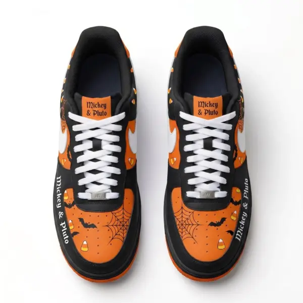Alternative view of Vampire Mickey & Pluto Spooky Air Low-Top Sneakers Shoes