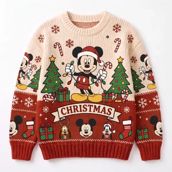 Mickey Mouse Merry Christmas Ugly Sweater-THK134292