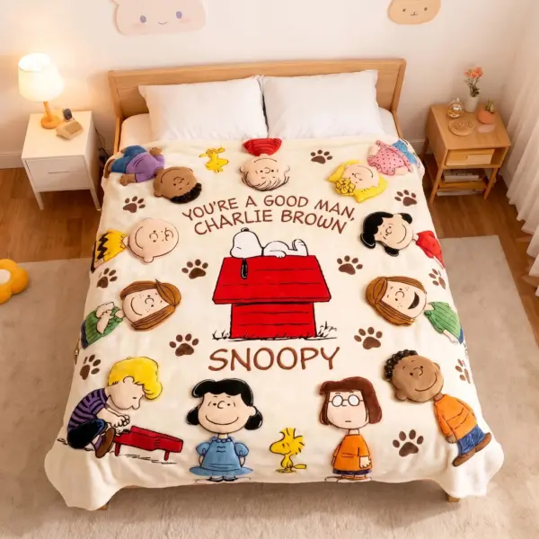 Snoopy And Friends Quilt Blanket-THK134682