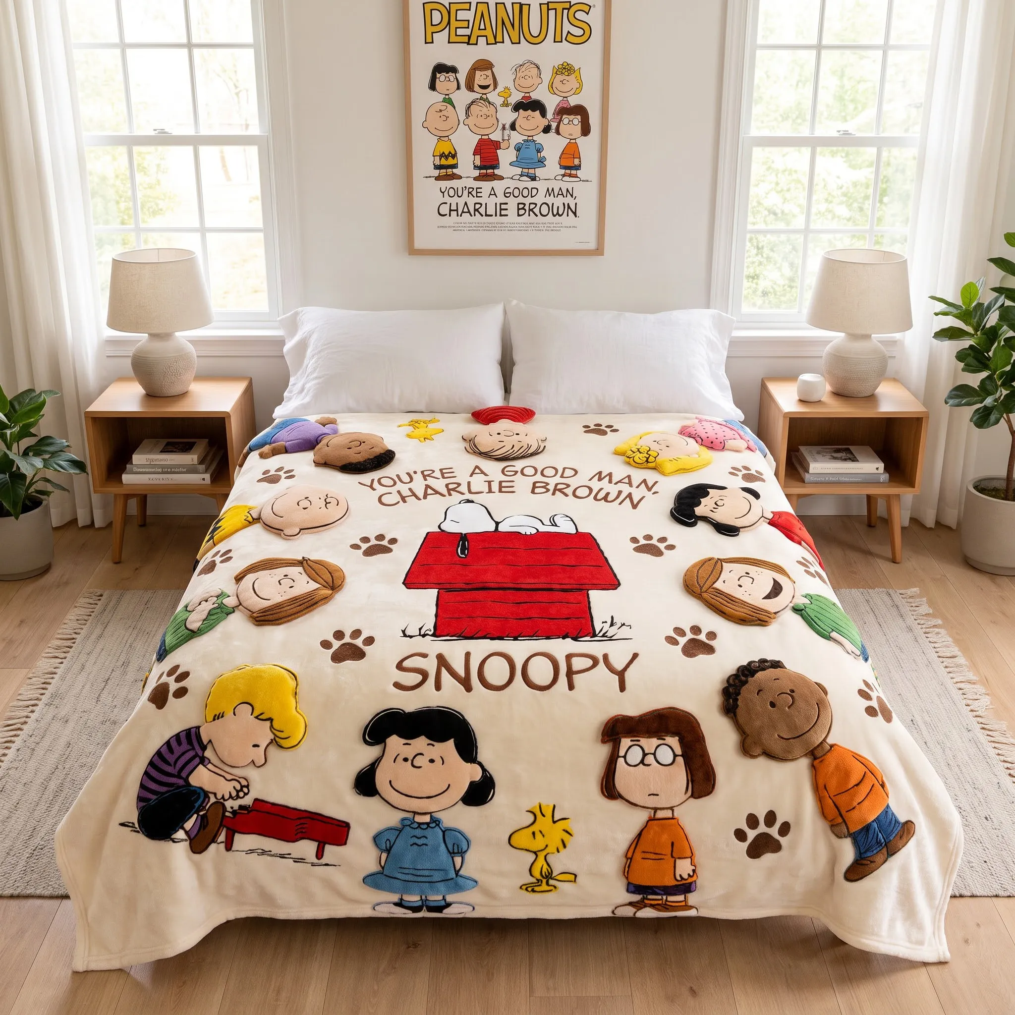 Snoopy And Friends Quilt Blanket-THK134682 - Image 3