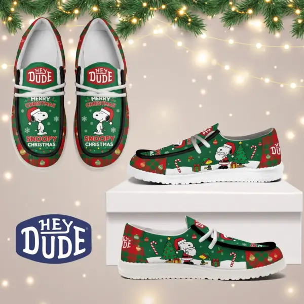 Snoopy Christmas Hey Dude Shoes-THK134043