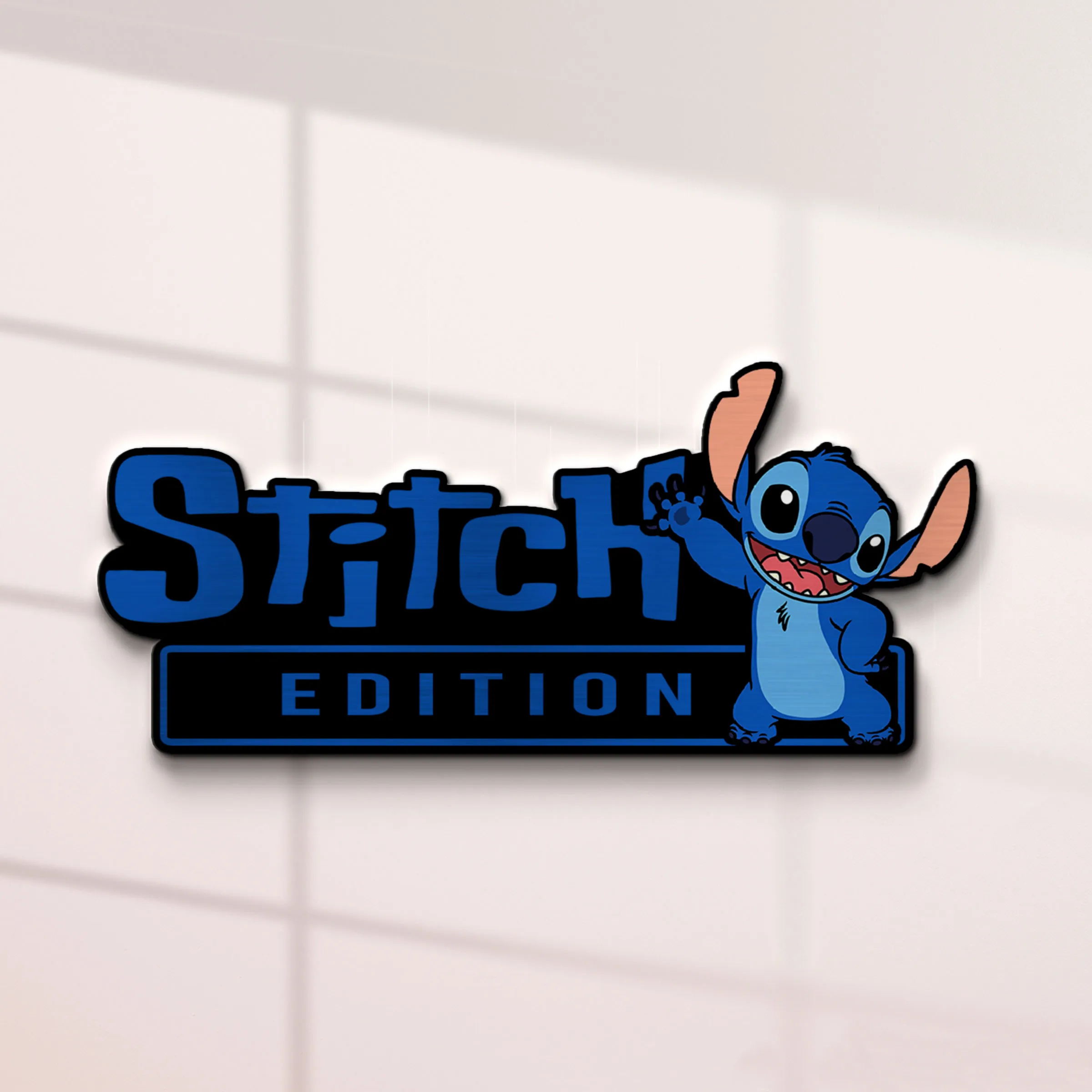 Stitch Experiment 626 Edition 3D Inlayed Car Name Badge-THK134513 - Image 2